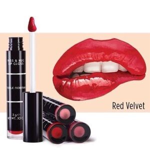 merle norman kiss & hug lip gloss red velvet